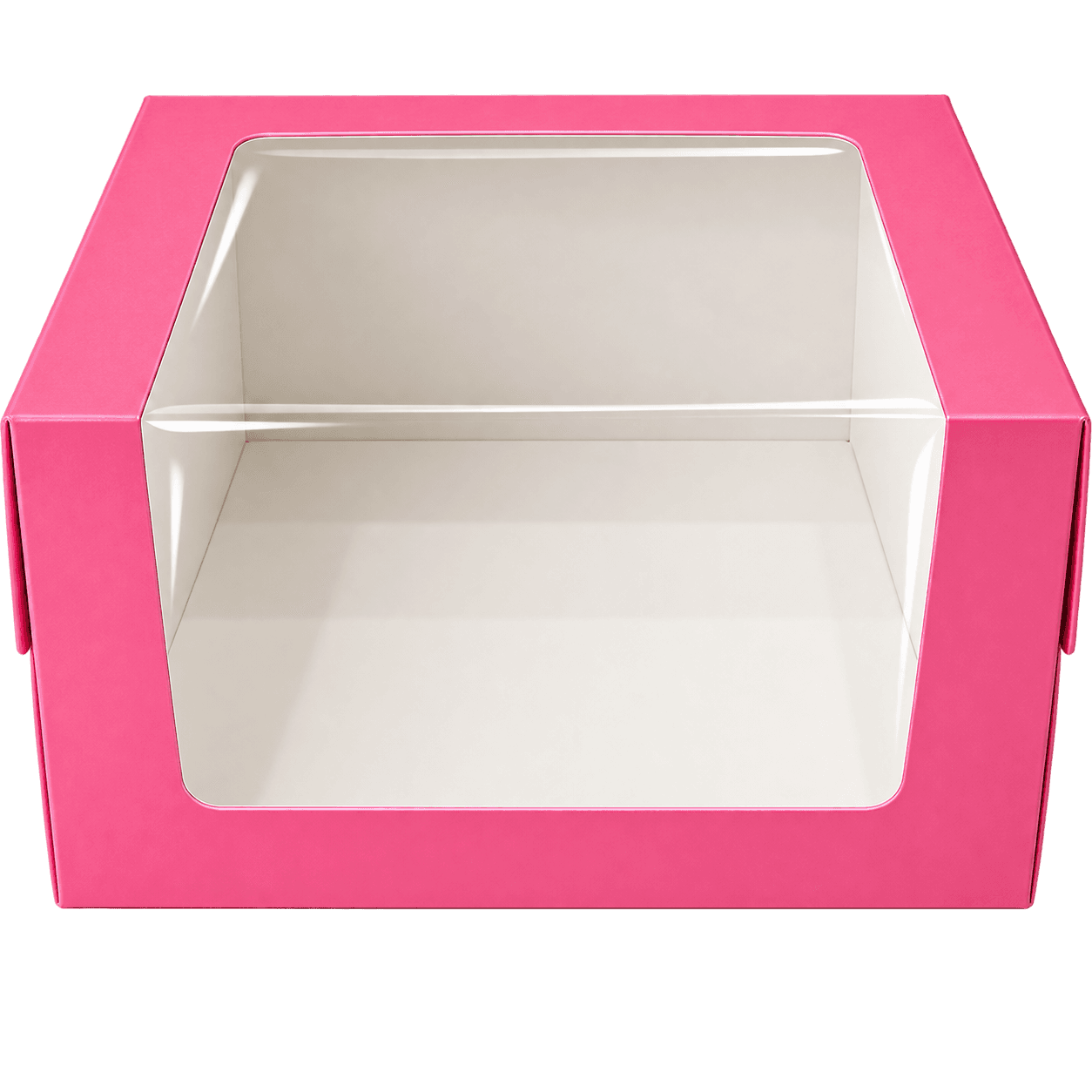 CAKEBOX PINK 21X21X12 WINDOW SS