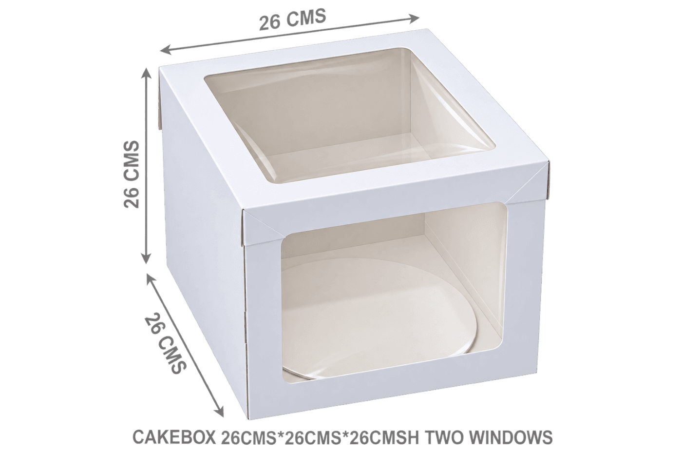 CAKEBOX 26CMSX26CMSX26CMSH TWO WINDOWS