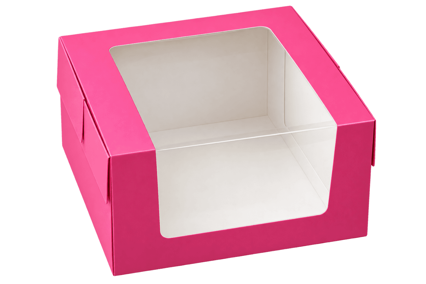 CAKEBOX PINK 15X15X10 WINDOW SS