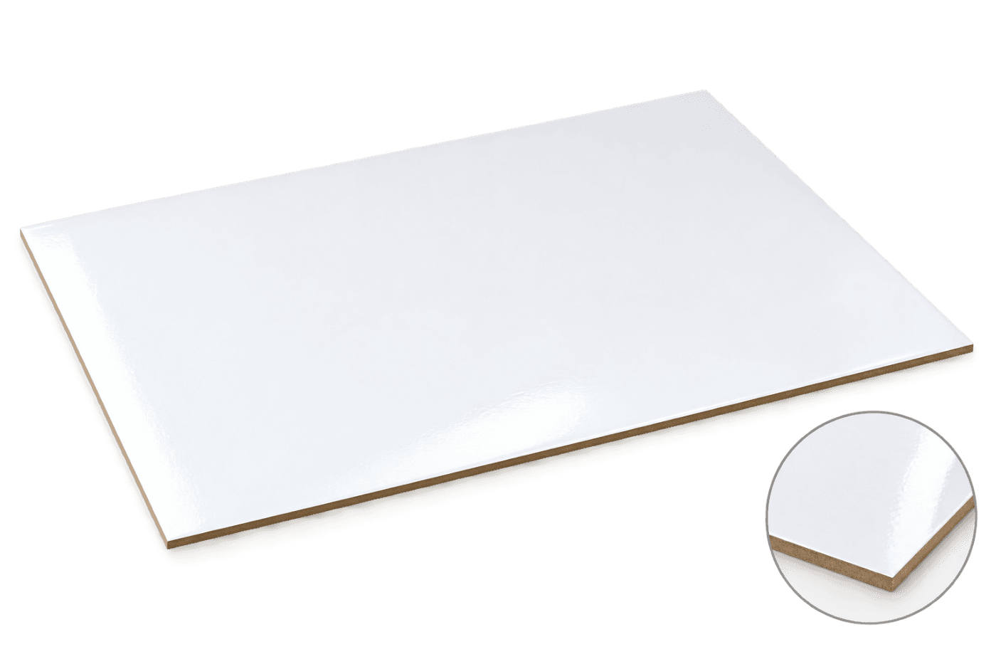 CAKE BOARD RECTANGULAR WHITE 20X30 CM