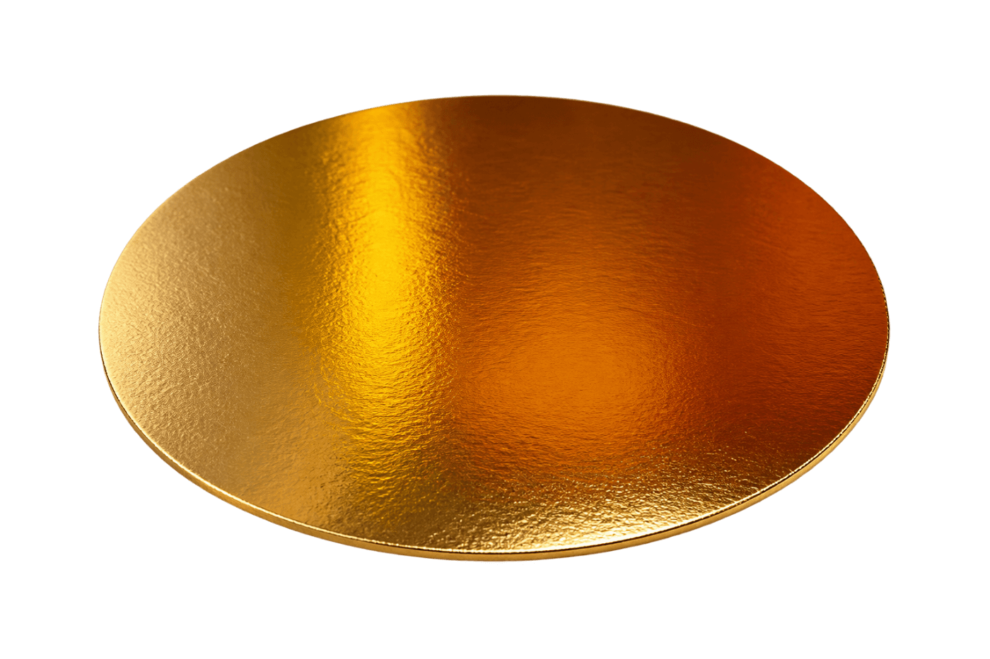 CAKE BOARD ROUND GOLD 6 INCHES