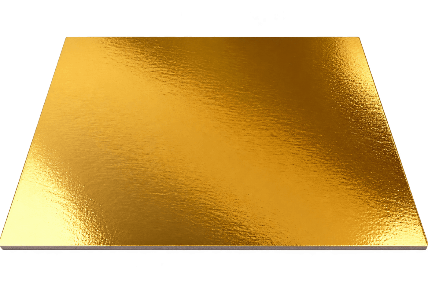 CAKE BOARD SQUARE GOLD 8 INCHES