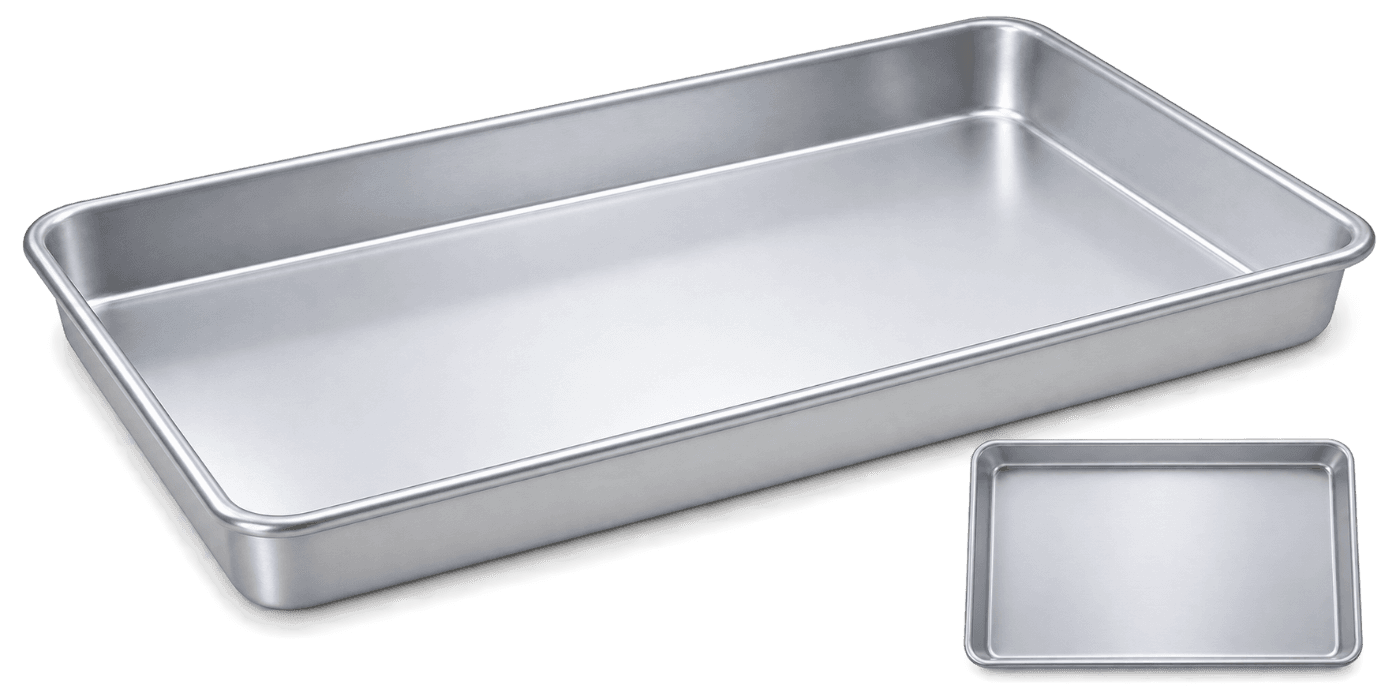ALUMINIUM RECTANGLE BAKING TRAY 60X40X5