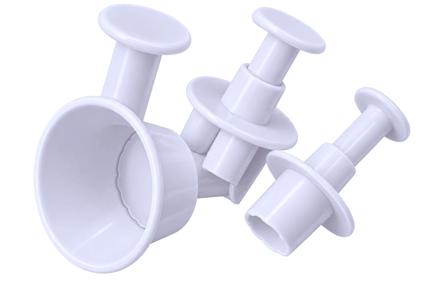 FLOWER COOKIE CUTTER MOLD 3PC SET