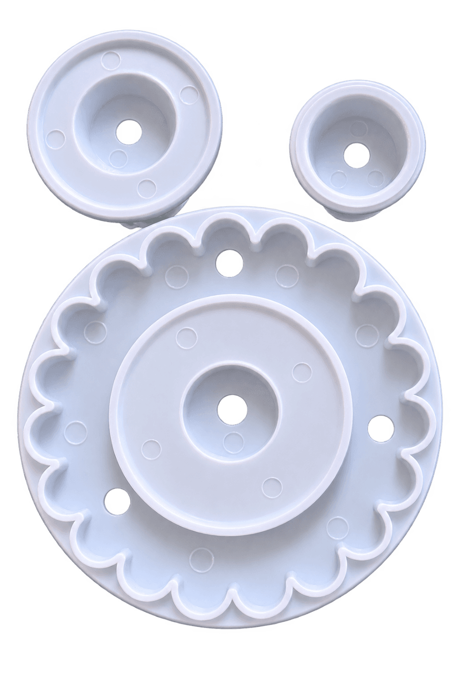 GARRETT FRILL COOKIE, FONDANT CUTTER PLASTIC