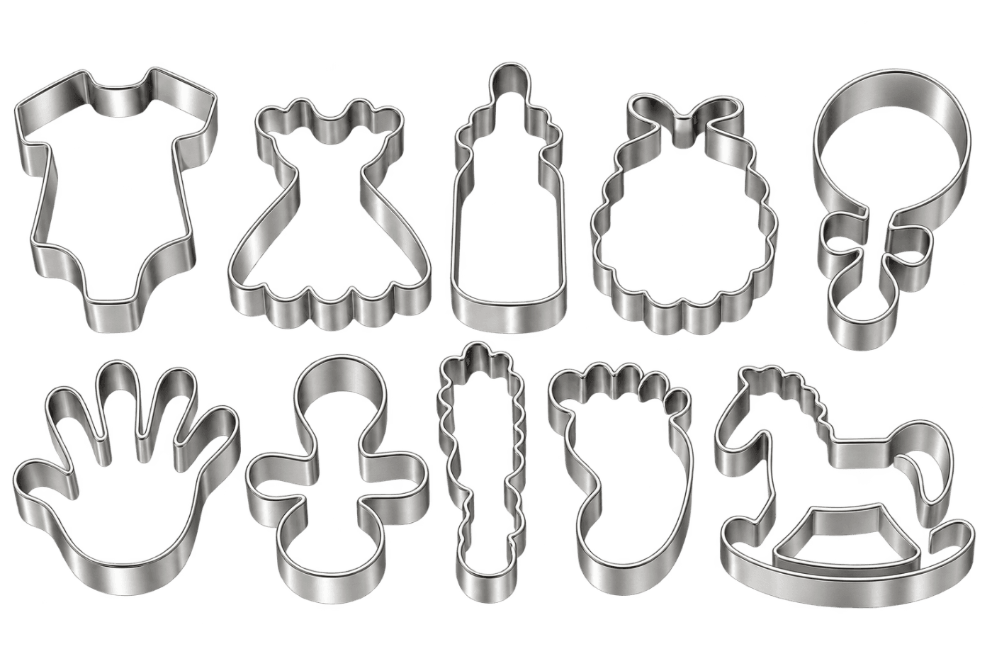 WEDDING COOKIE CUTTER SET OF 12PCS
