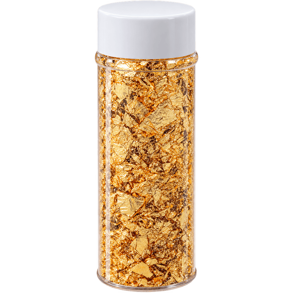 NON EDIBLE GOLD LEAFS, GOLD FOIL FLAKES 2G