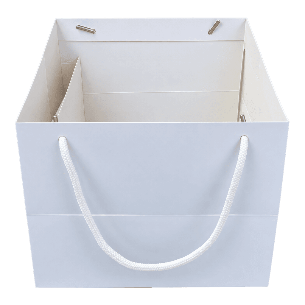 PAPER BAGS WITH HANDLE 21X21X21CM