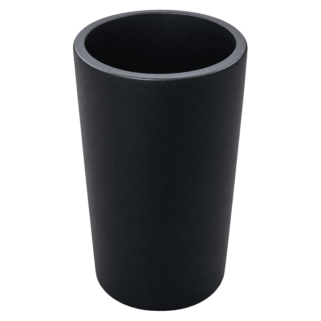 CUPCAKE LINERS HARD BLACK 6․5DX5BX4H 50PCS