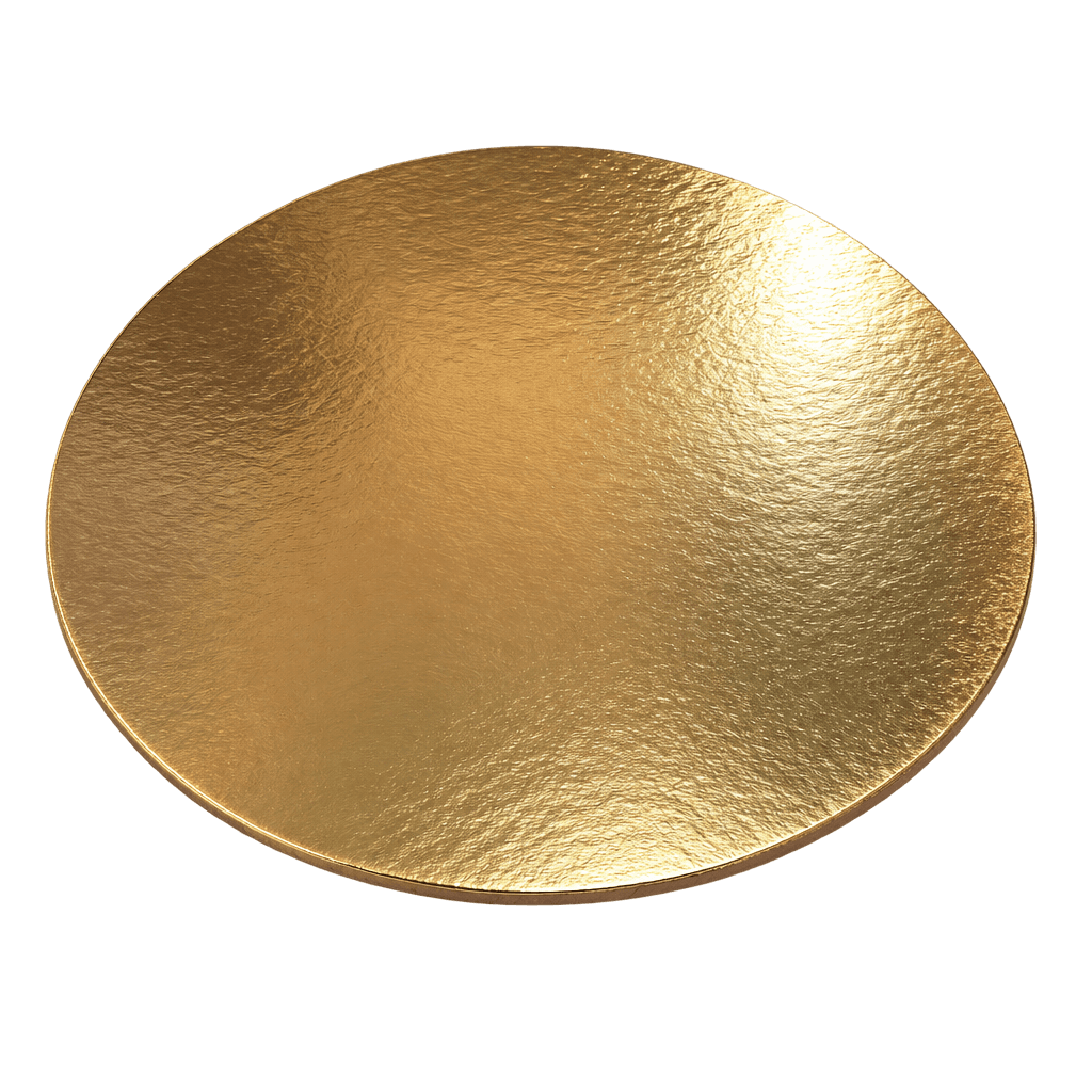 CAKE BOARD ROUND GOLD 5 INCHES