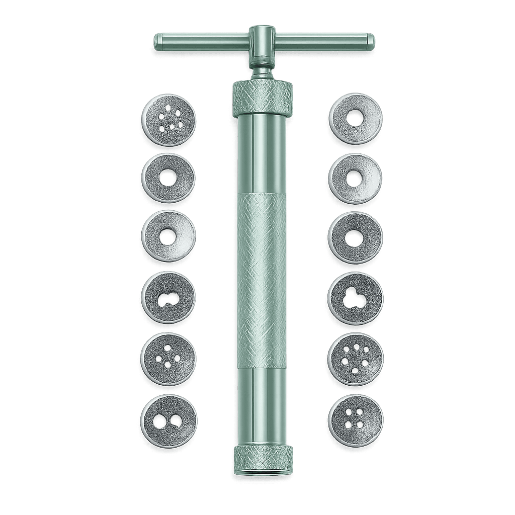 STAINLESS STEEL CLAY EXTRUDER FOR FONDANT MODELLING AND CAKE CRAFTING