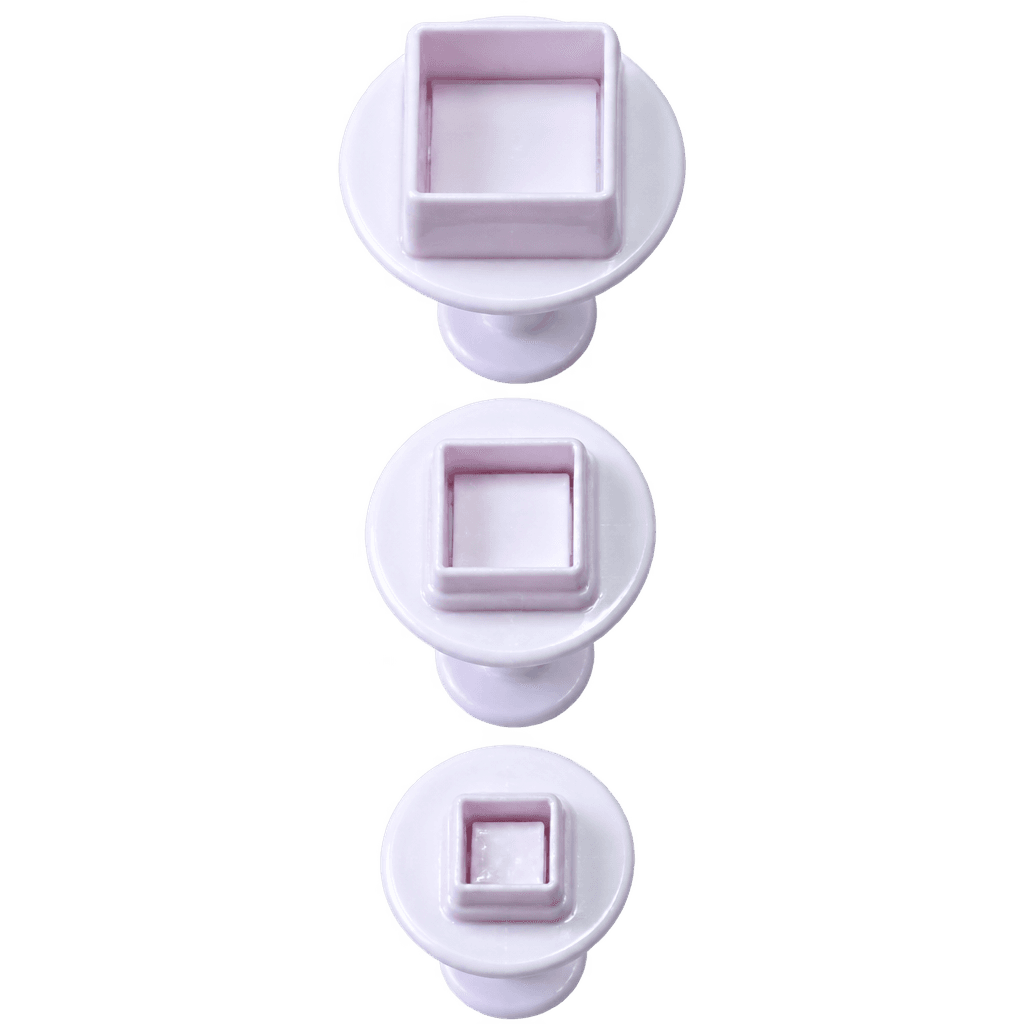 COOKIE CUTTER SMALL SQUARES 3 PCS SET