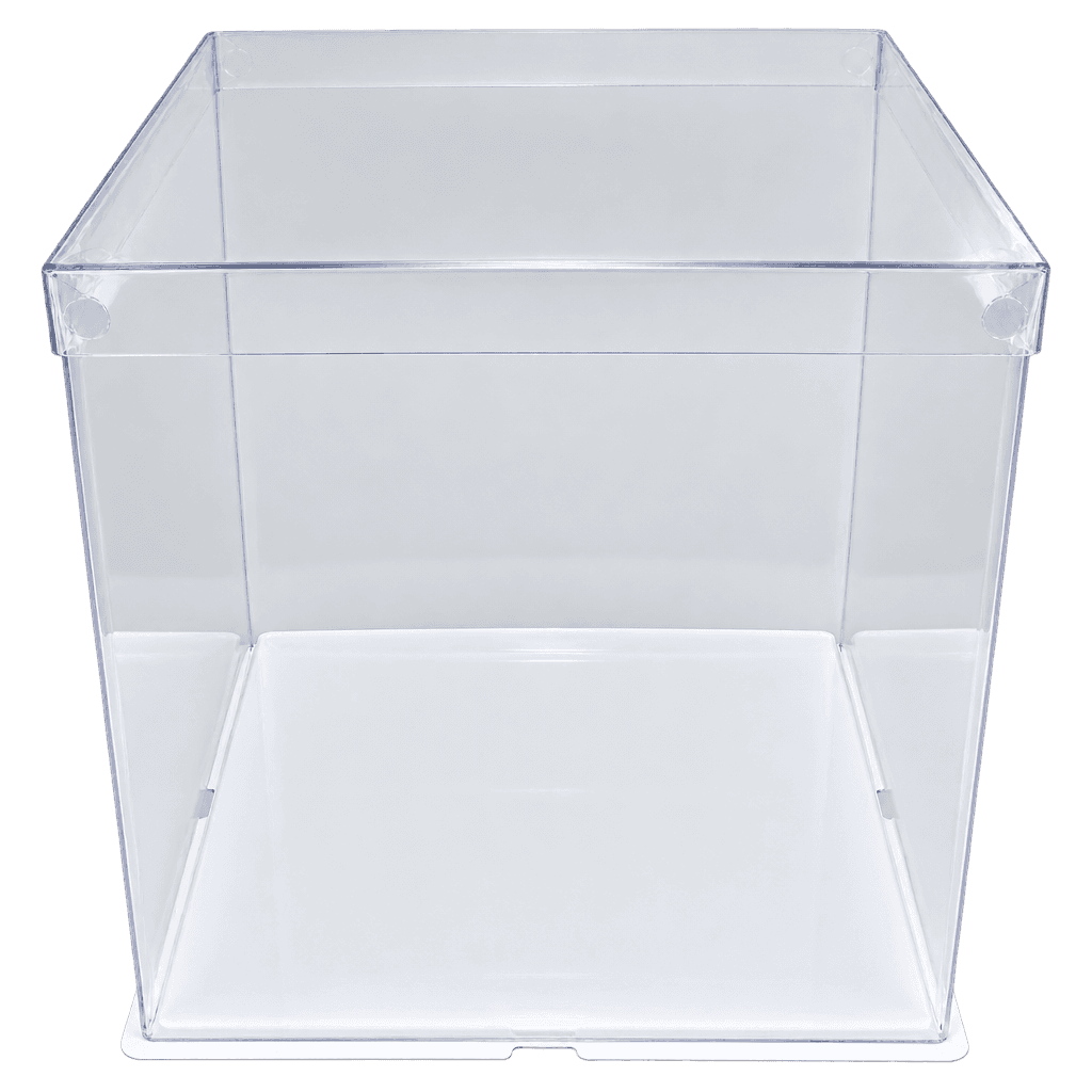 FULL CLEAR SQUARE CAKE BOX 36X36X45