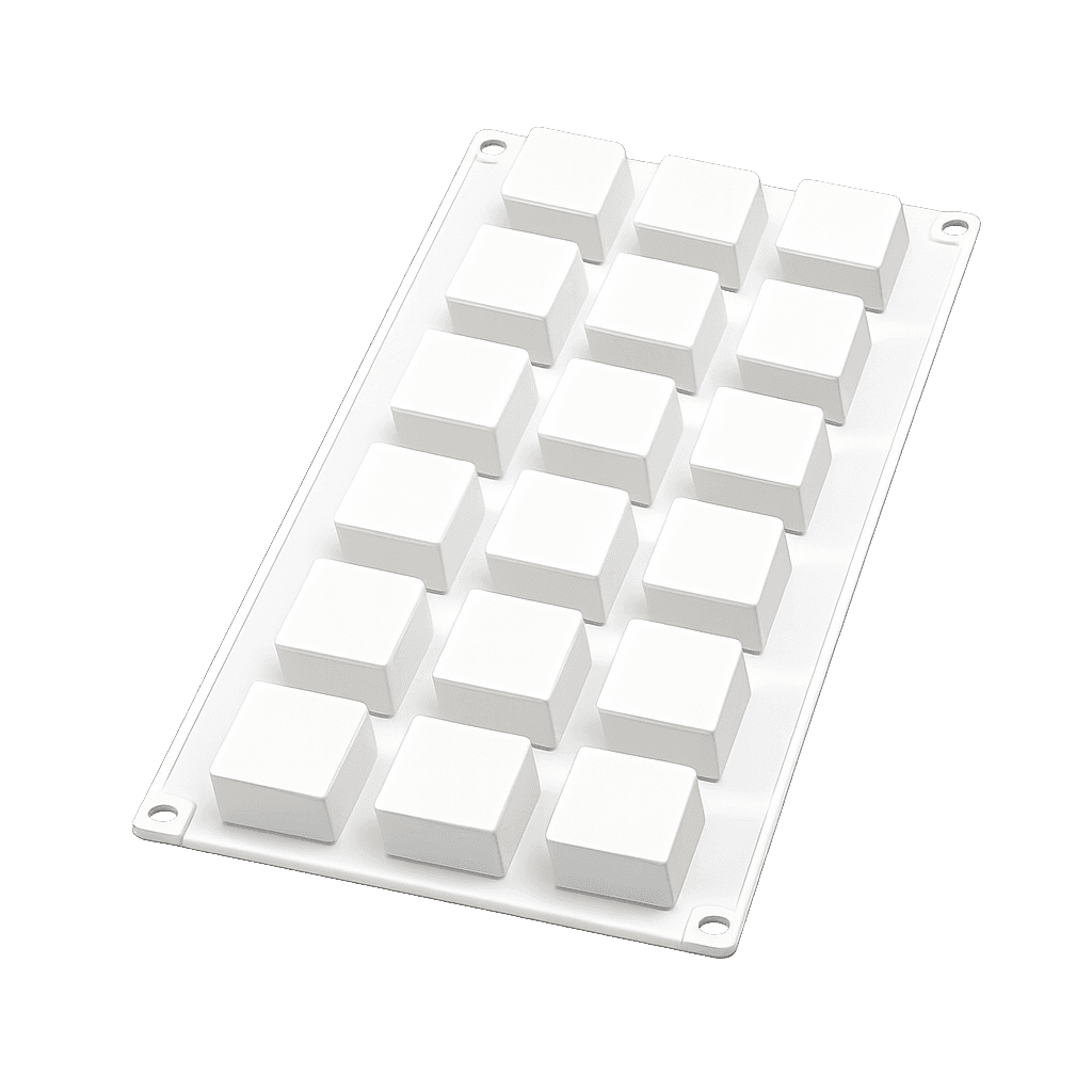 15 CAVITY SQUARE SHAPE SHAPE MOUSSE CAKE, CHO