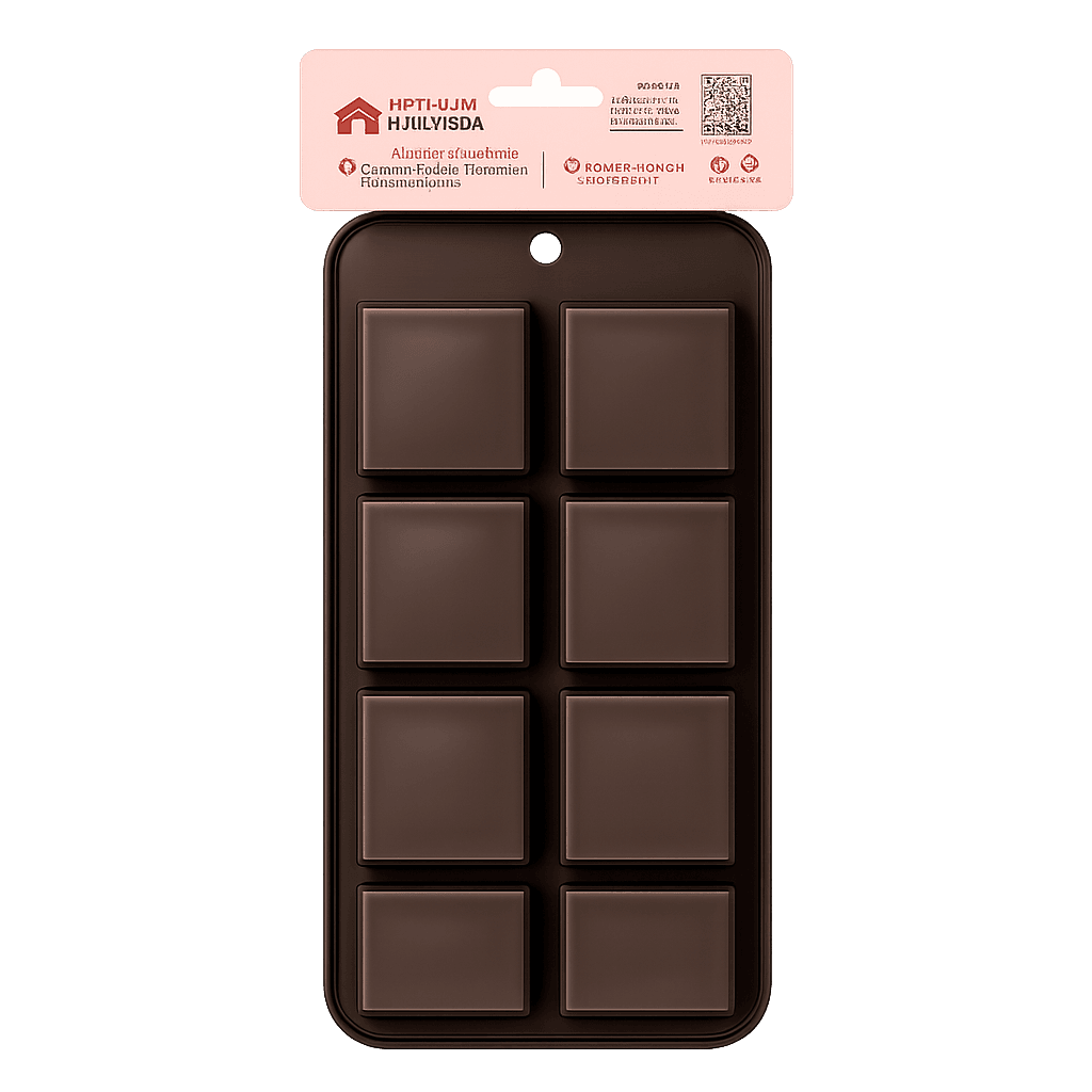 DUBAI KUNAFA BAR SHAPE CHOCOLATE SILICONE MOULD