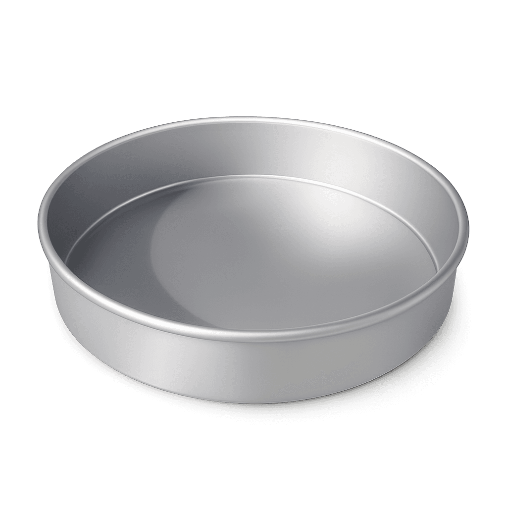 ANODIZED CAKE PAN ROUND 2INCH X 10INCH