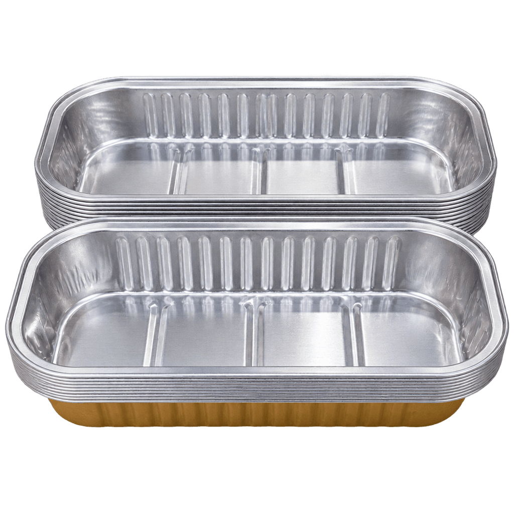 FOIL RECT CONTAINER 200ML 16․6X14․8X3H-10PCS