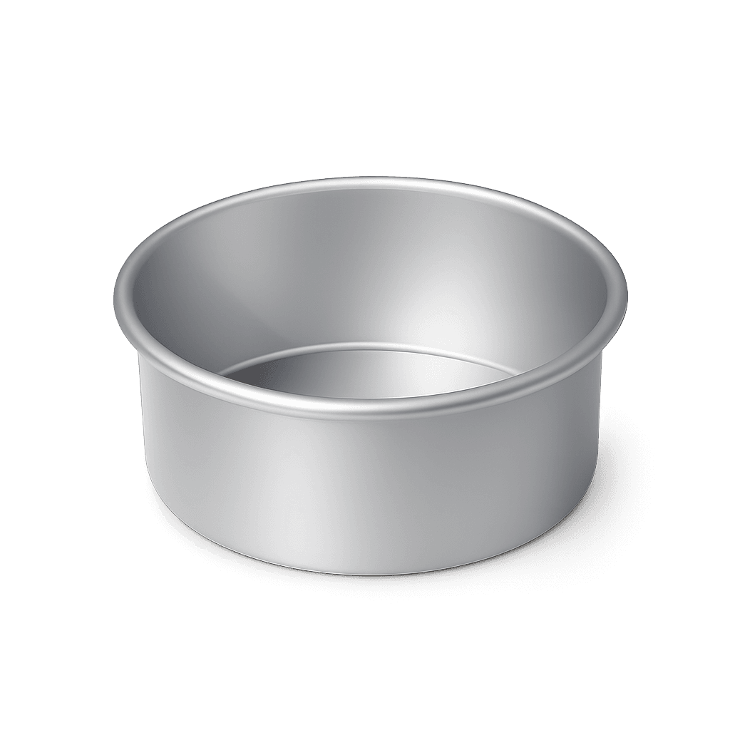 ANODIZED CAKE PAN ROUND 3INCH X 6INCH