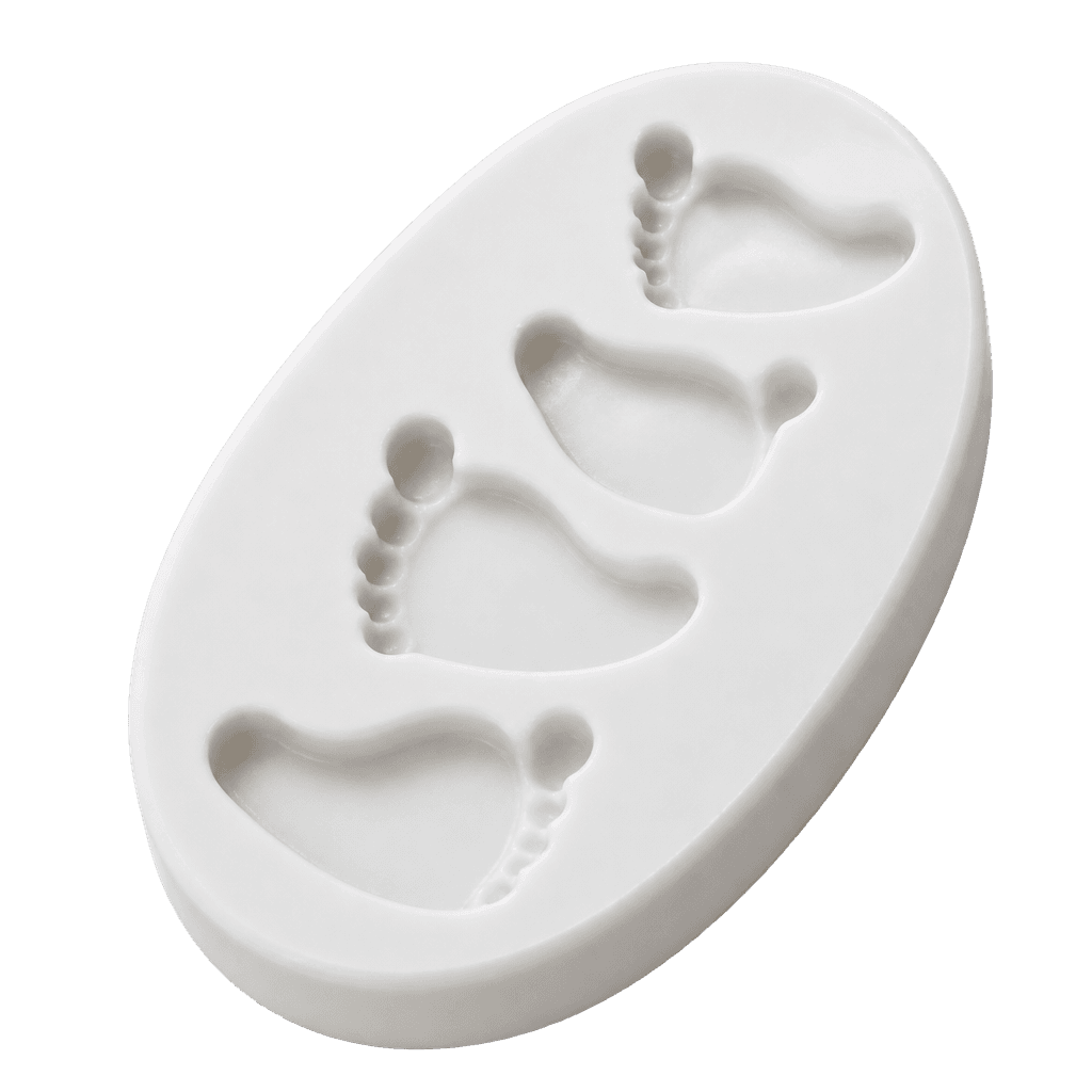 BABY FOOT 3D SHAPE SILICONE FONDANT MOULD