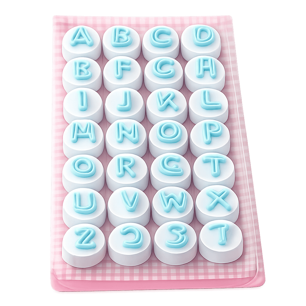ALPHABET COOKIE CUTTER 26PC SET
