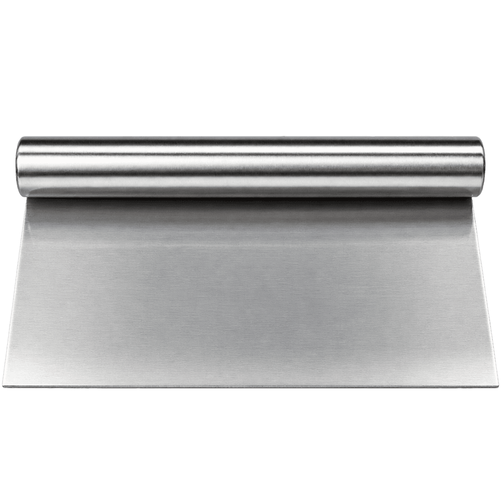 STAINLESS STEEL CAKE SCRAPER, KITCHEN DOUGH CUTTER 22CM X 11․3CM X 2․3CM