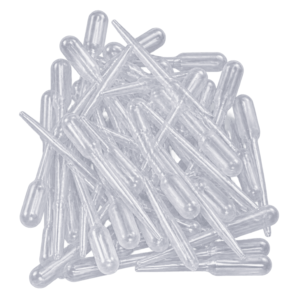 50PCS 4ML PIPETTES PLASTIC SQUEEZE TRANSFER P