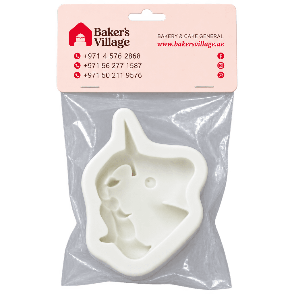 3D UNICORN SHAPED SILICONE FONDANT MOULD