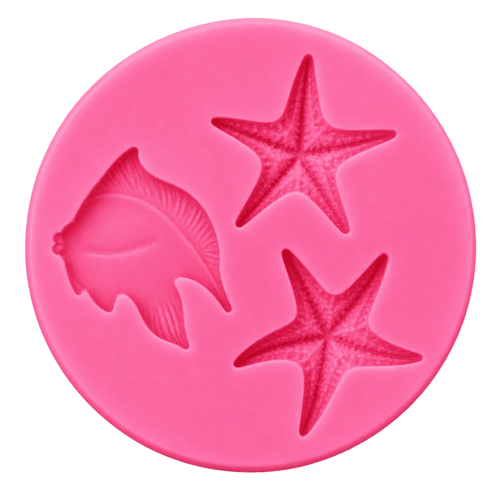 STARFISH FISH 3D SHAPE SILICONE FONDANT MOULD