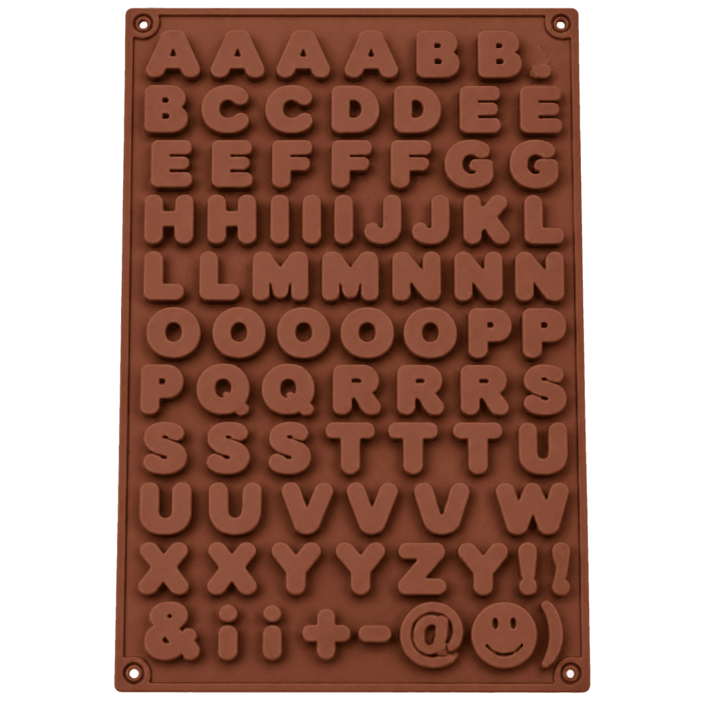 ALPHABETS CHOCOLATE SILICONE MOULD