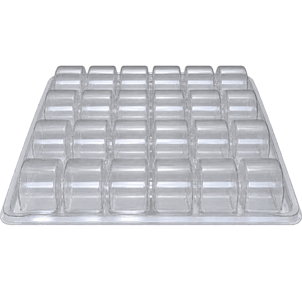 24 CAVITY FULL TRANSPARENT MACARON BOX 25․5CM