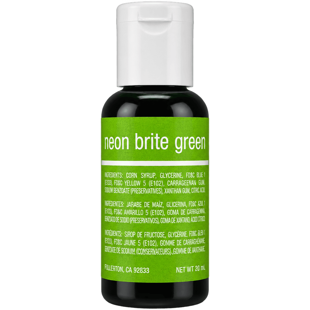 CHEFMASTER LIQUA GEL NEON BRITE GREEN 20ML