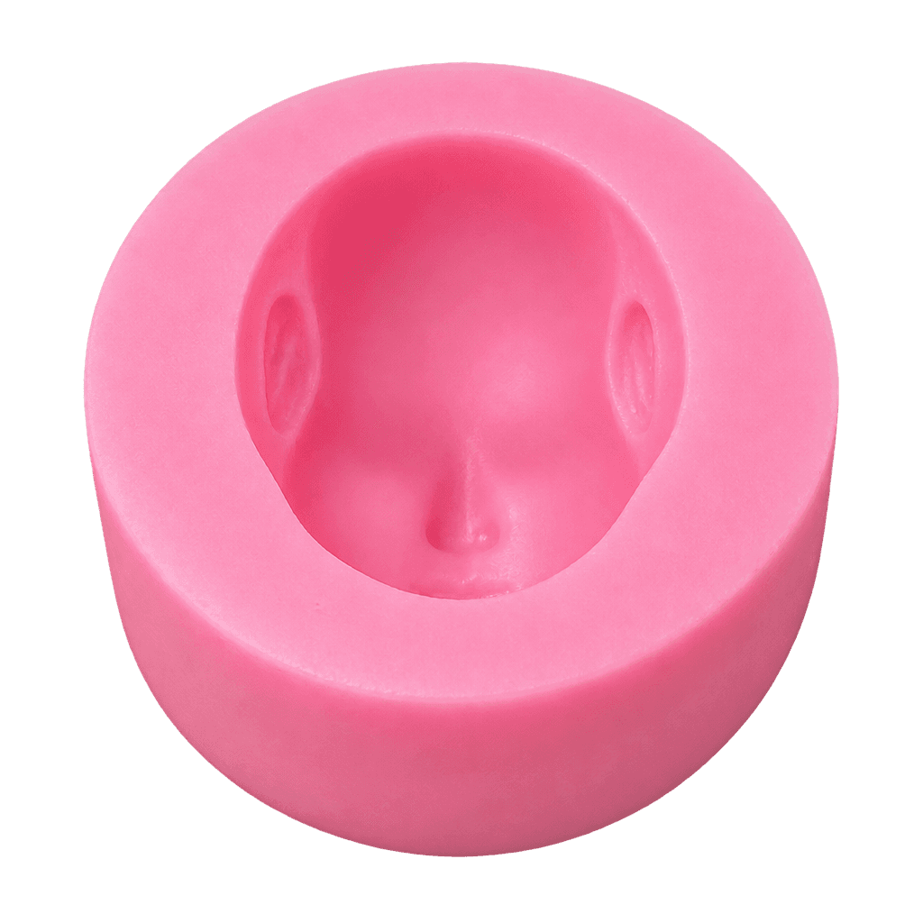 HUMAN FACE 3D SHAPE SILICONE FONDANT MOULD