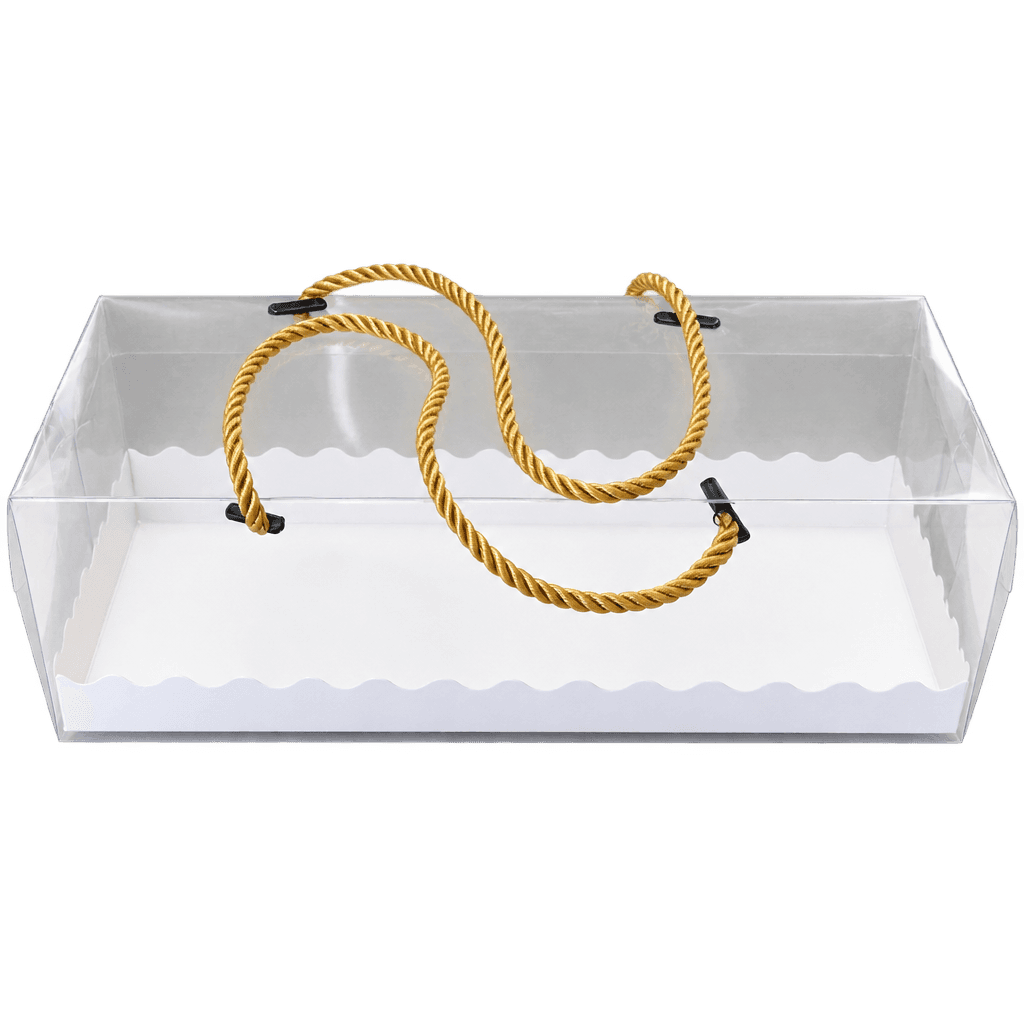 SWISS ROLL CLEAR CAKE BOXES (27․8CM X 11CM X 10CM)