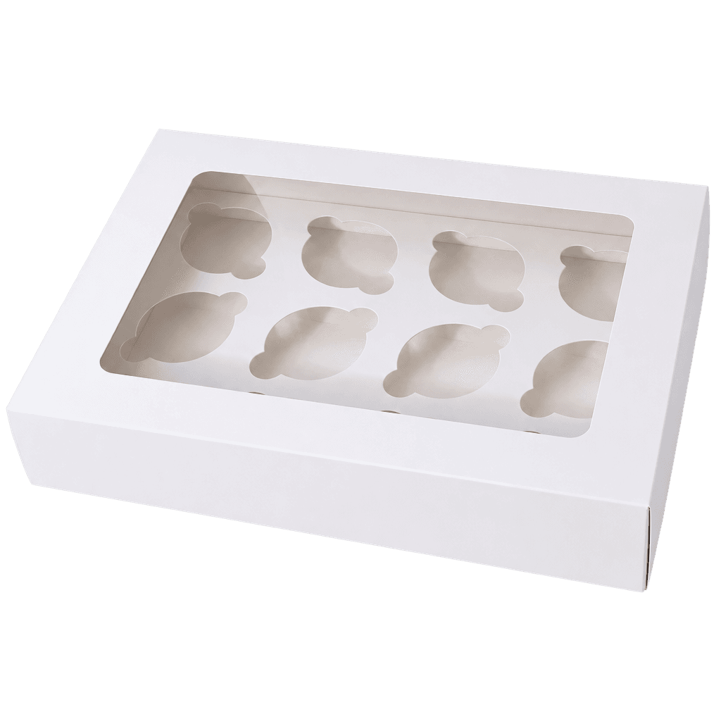 12 PIECES CUPCAKE BOX