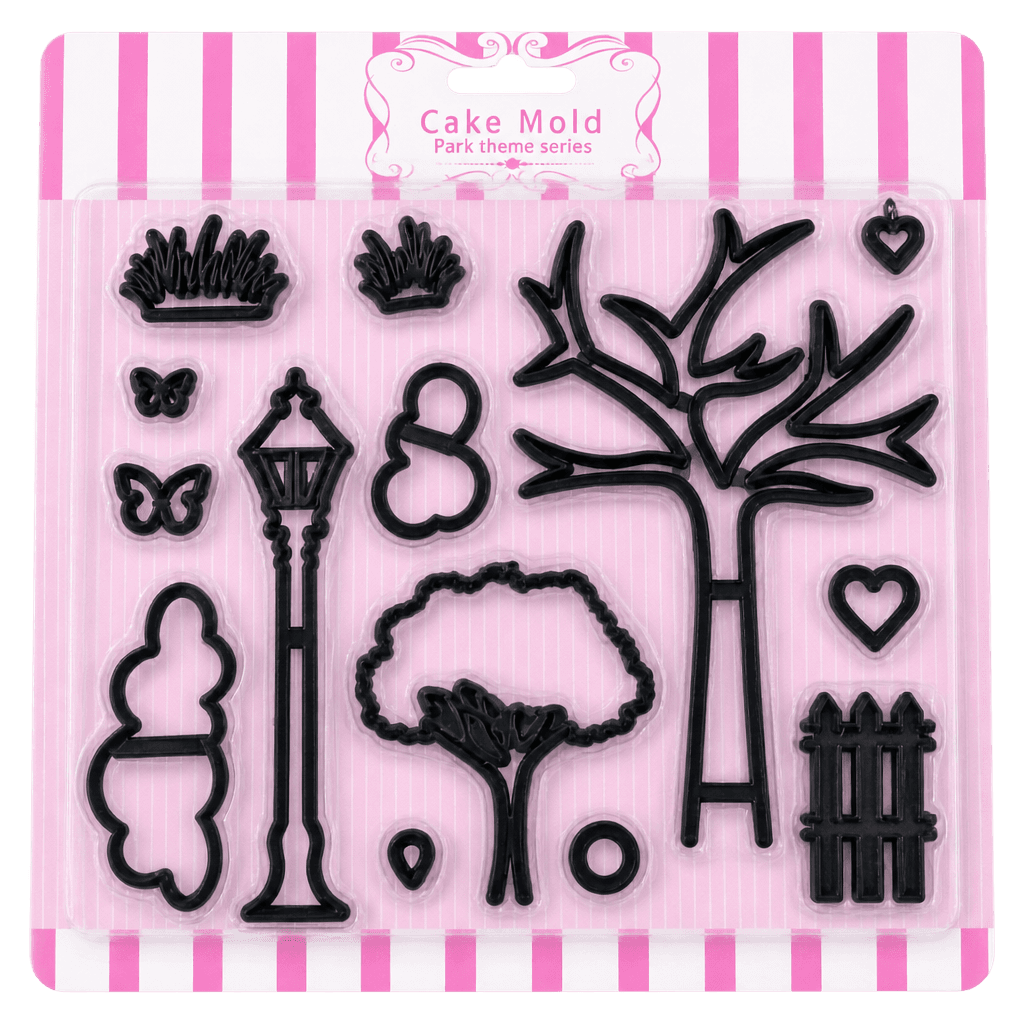 PARK THEME FONDANT CUTTER 14 PCS SET