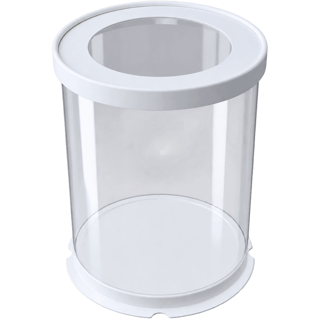 FULL CLEAR ROUND CAKE BOX 18X18X27