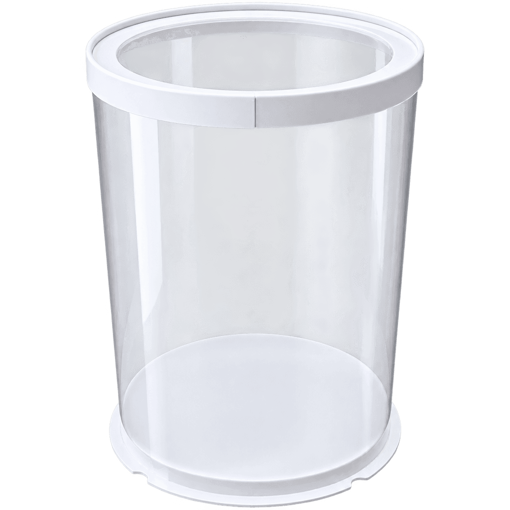 FULL CLEAR ROUND CAKE BOX 26X26X40
