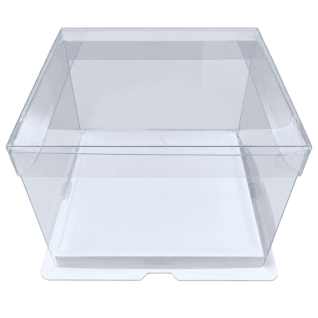 FULL CLEAR SQUARE CAKE BOX 17X17X12․5