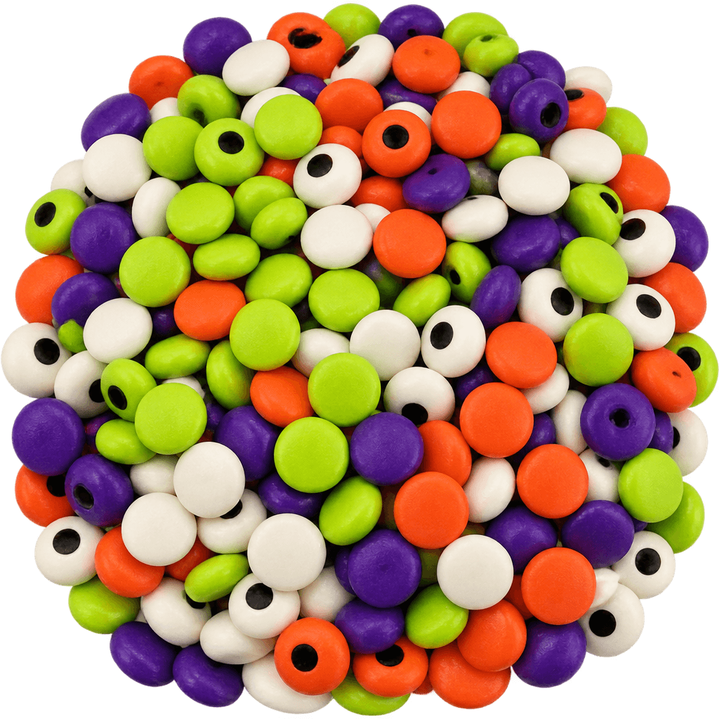 SUGARMILL 10MM MULTICOLOR EYEBALL SPRINKLES 100 GRAMS