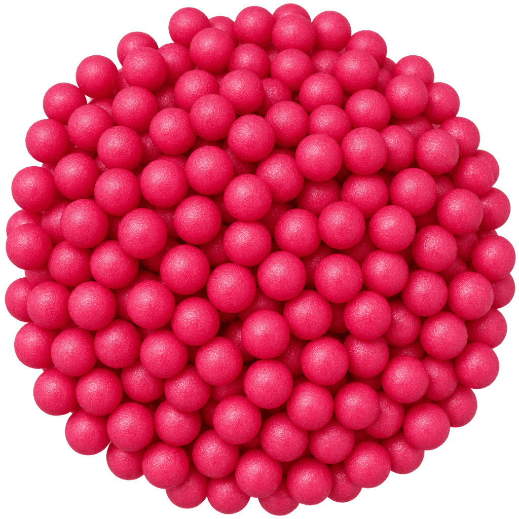 SUGARMILL HOT PINK PEARL 6MM 100 GRAMS