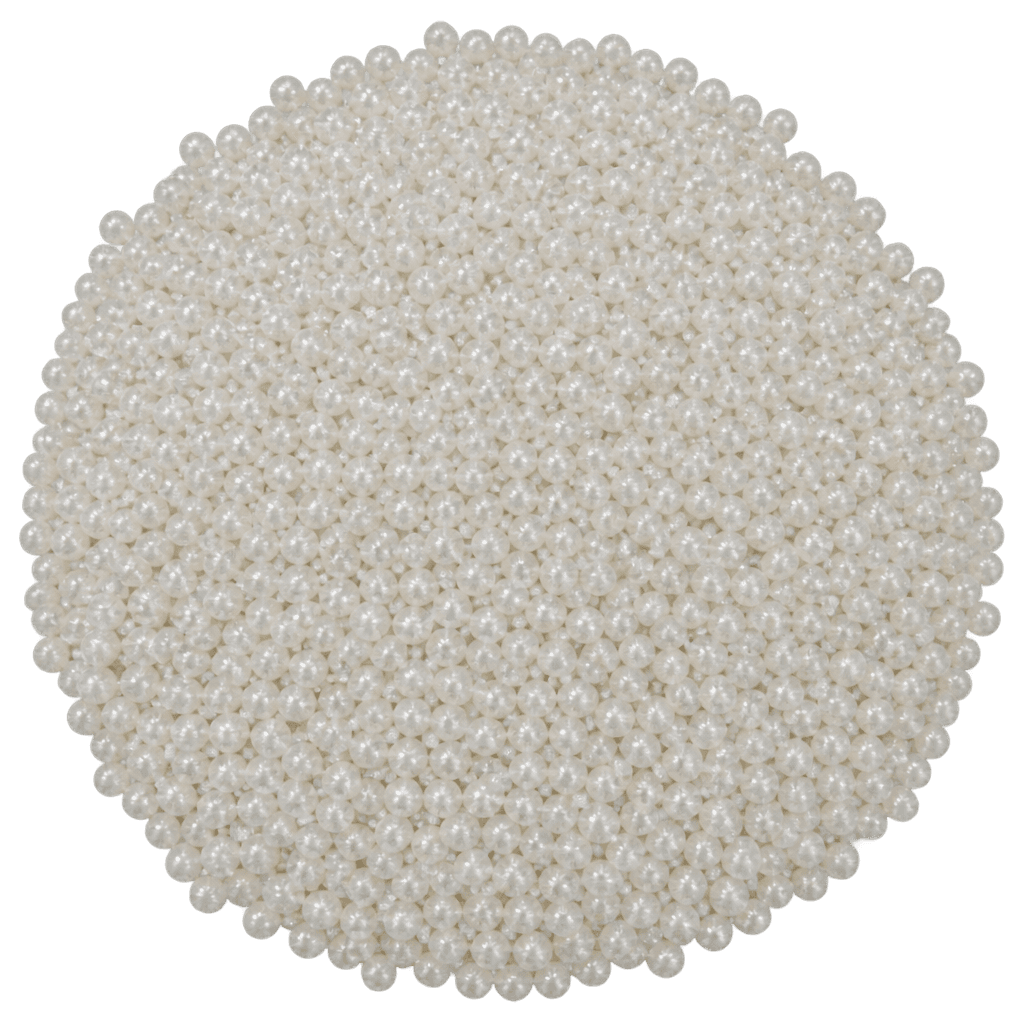 SUGARMILL 1MM WHITE PEARL SHAPE 100 GRAMS