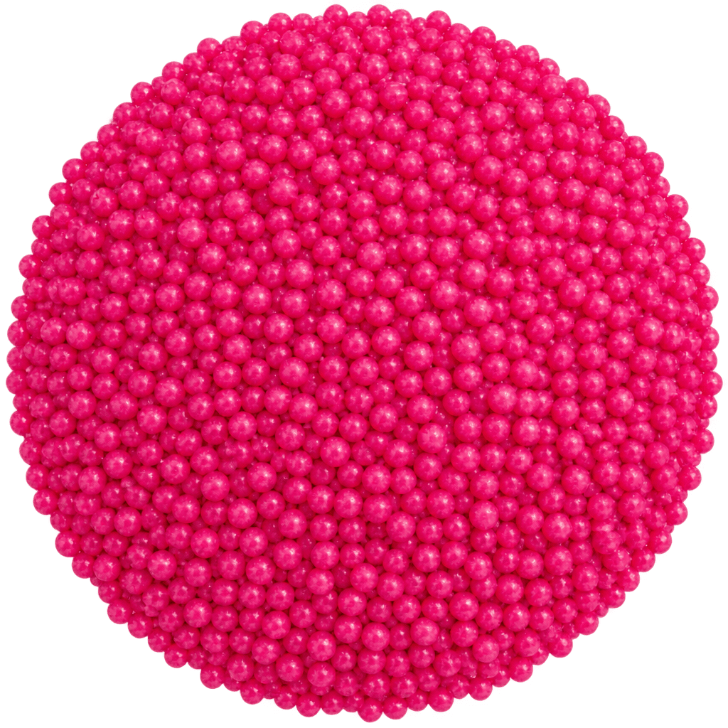 SUGARMILL PEARL HOT PINK 2MM 100 GRAMS