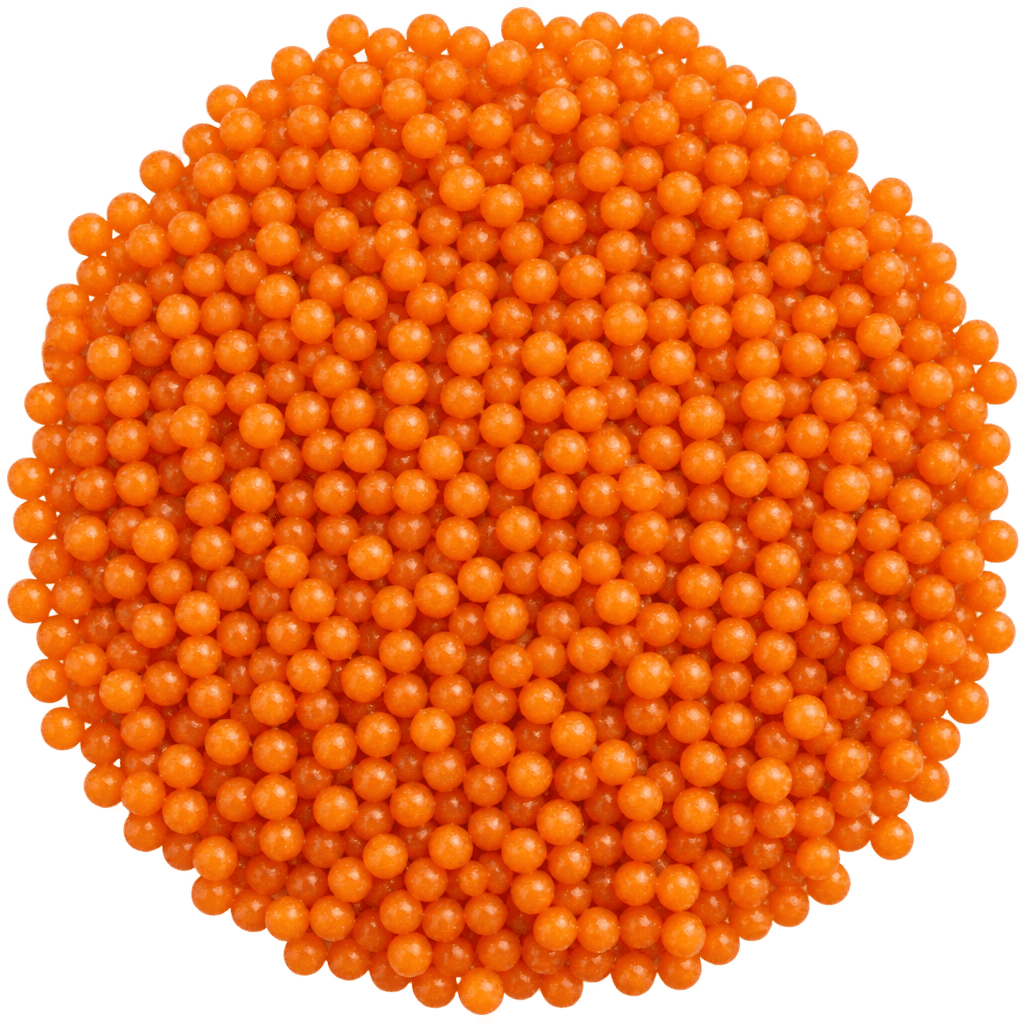 SUGARMILL PEARL ORANGE 2MM 100 GRAMS