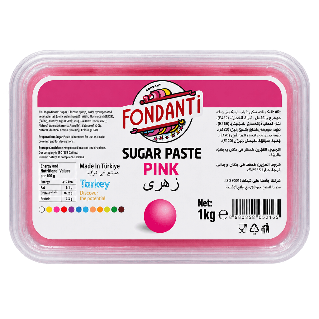 FONDANTI SUGAR PASTE PINK 1KG