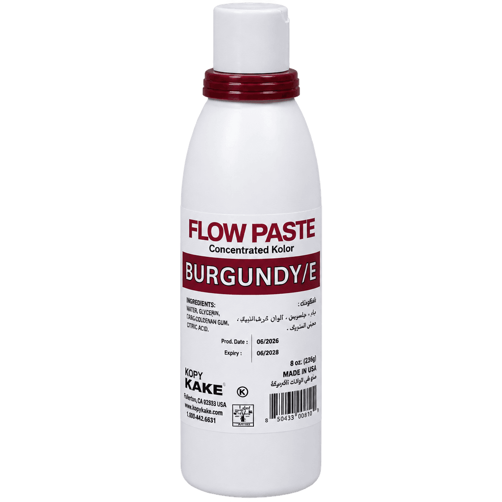 KOPYKAKE FLOW PASTE 8OZ BURGUNDY