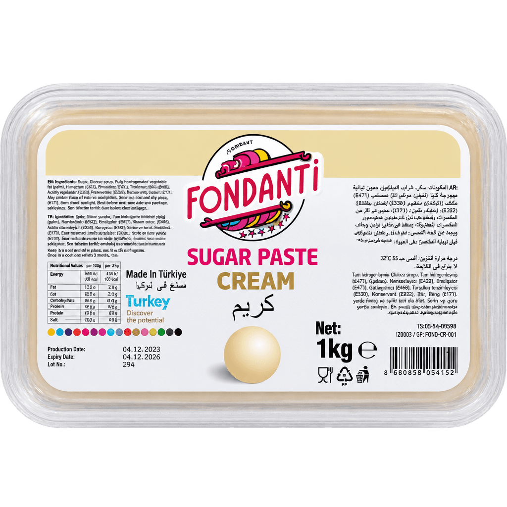 FONDANTI SUGAR PASTE CREAM 1KG