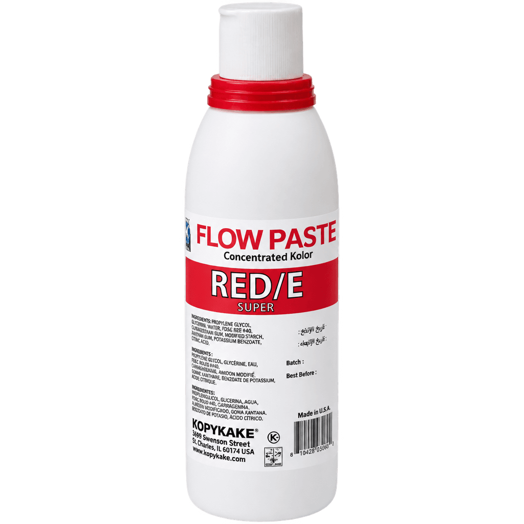 KOPYKAKE FLOWPASTE RED 8OZ