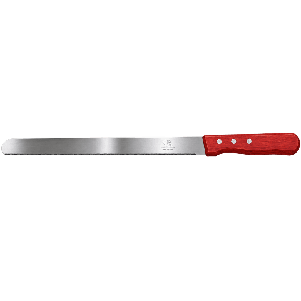 14INCH STAINLESS STEEL WOODEN HANDLE CAKE SLICING- LEVELLING KNIFE