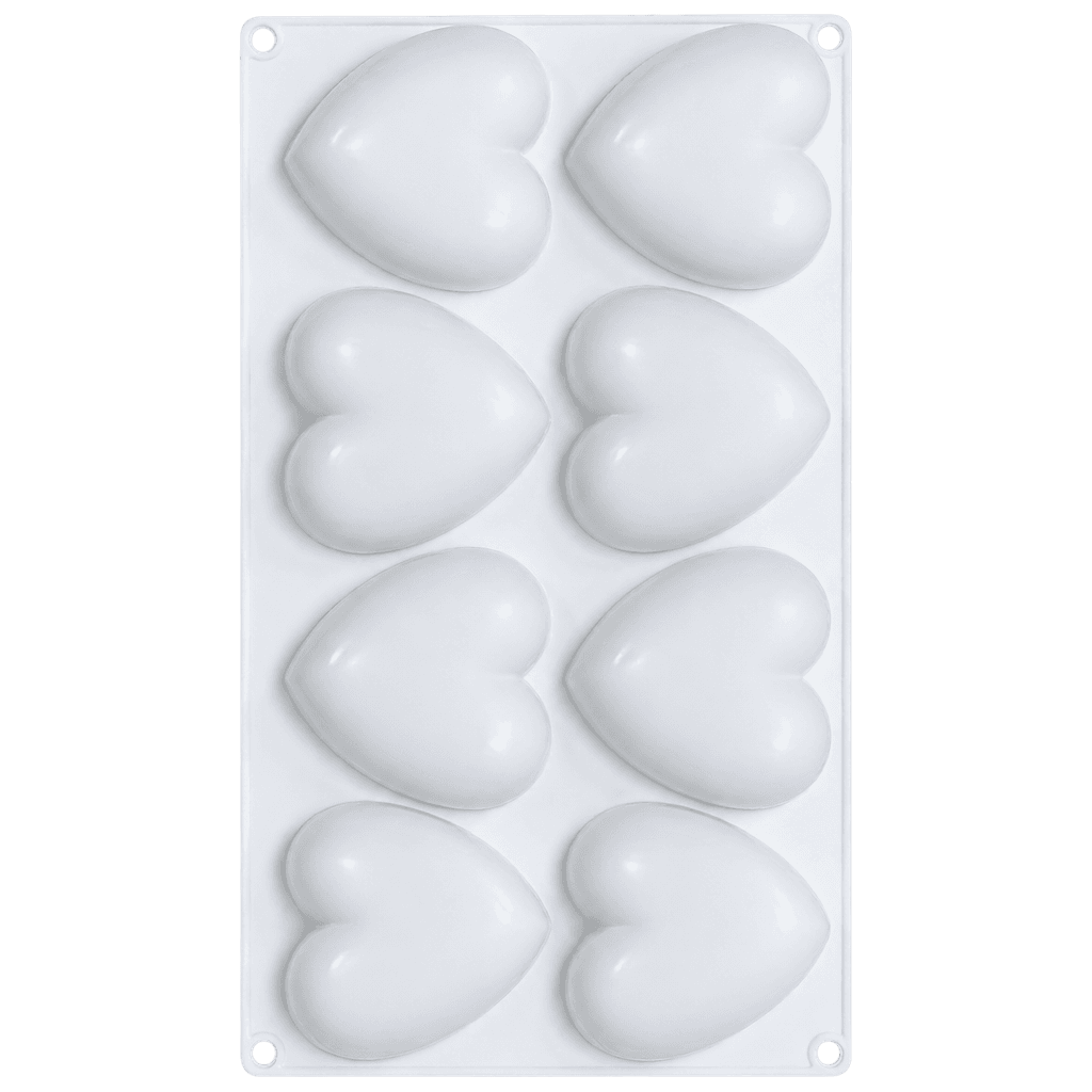 63 CAVITY HEART SHAPED CHOCOLATE JELLY CANDY SILICONE MOULD