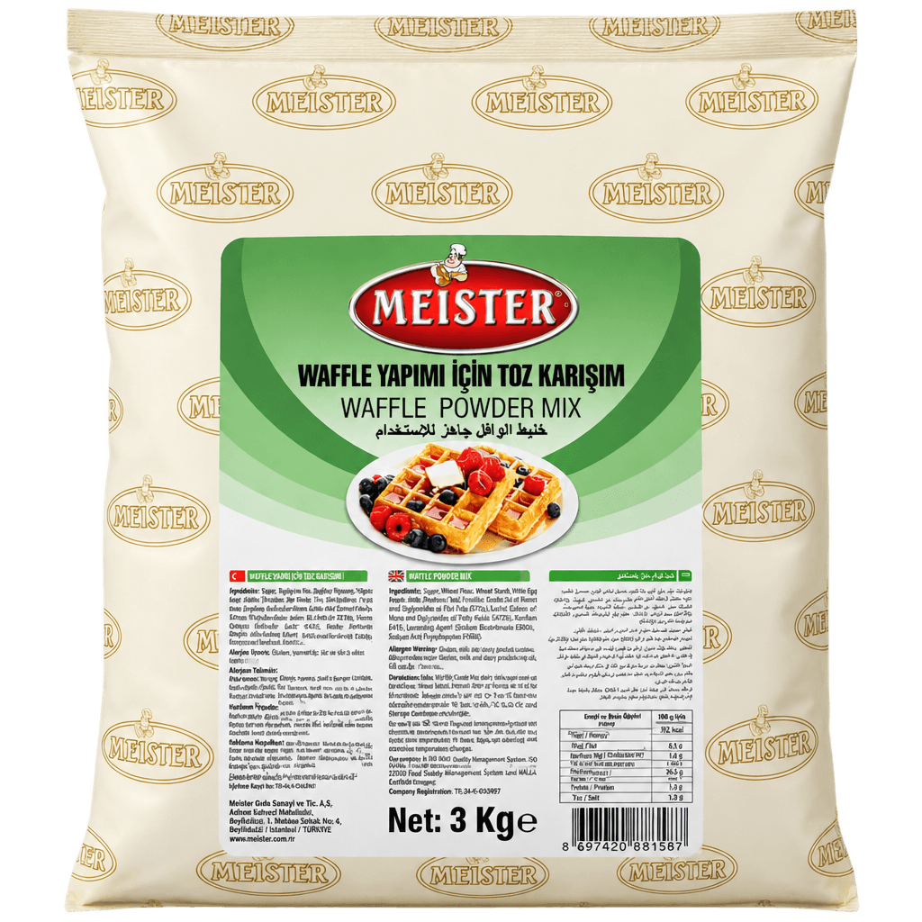 MEISTER WAFFLE POWDER MIX 3KGS